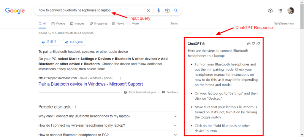 Google の ChatGPT