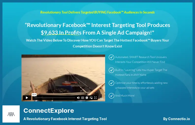 ConnectExplore - un outil révolutionnaire de ciblage d'intérêts sur Facebook