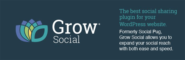 Más de 8 mejores complementos para compartir en redes sociales para WordPress 2023 (mejores selecciones) 9 grow social 525