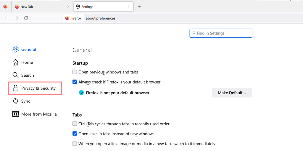 วิธีแก้ไขข้อผิดพลาด SSL_ERROR_NO_CYPHER_OVERLAP Firefox (4 วิธี)12 Privacy & Security Settings in Firefox