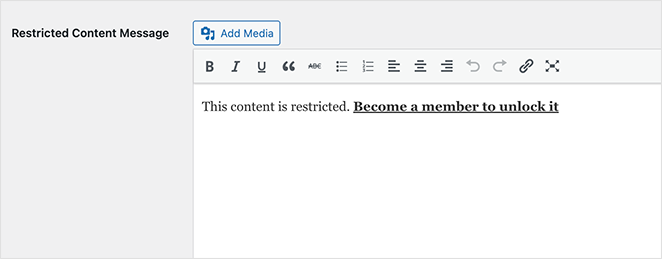 mensagemparaconteúdorestrito SeedProd Custom message for restricted content