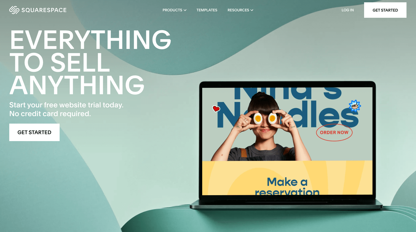 最佳 Wix 替代品:Squarespace 网站。