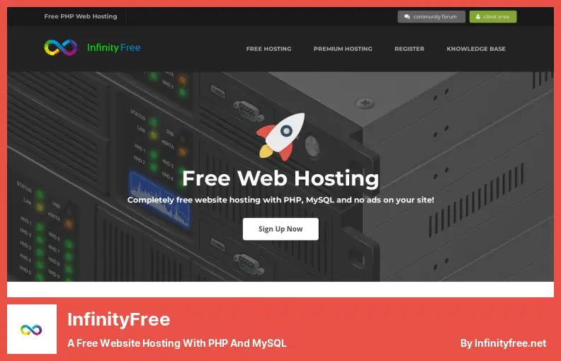 InfinityFree - darmowy hosting stron internetowych z PHP i MySQL