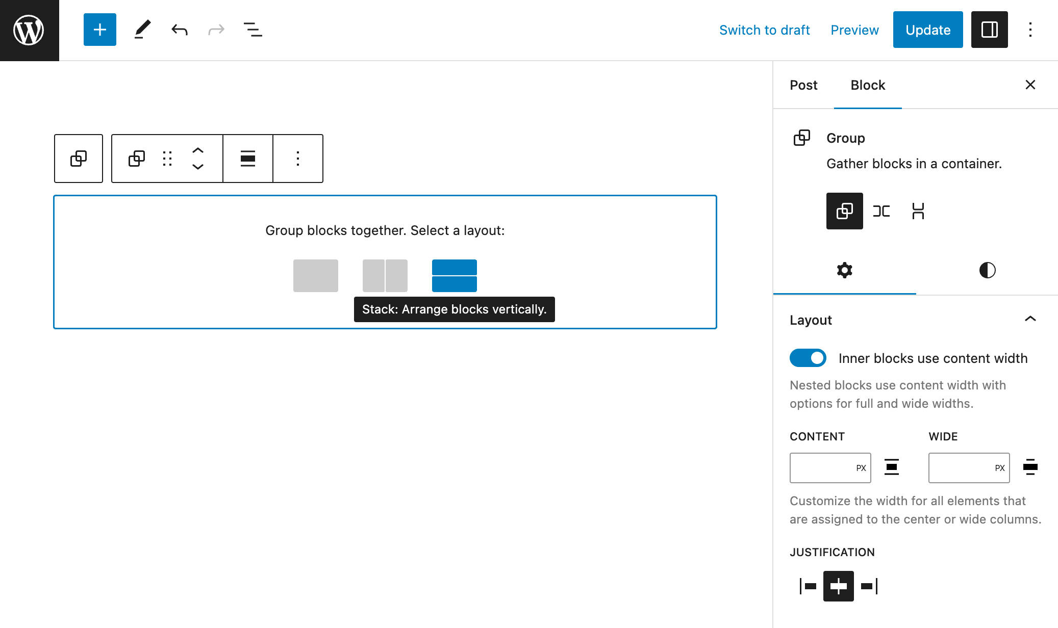 WordPress 6.2 中的組塊佔位符