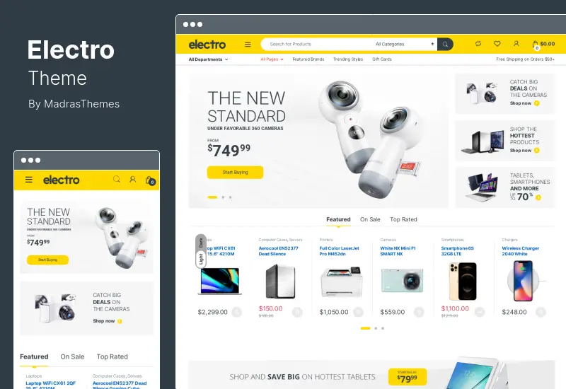 Electro Theme - 전자제품 매장 WooCommerce 테마
