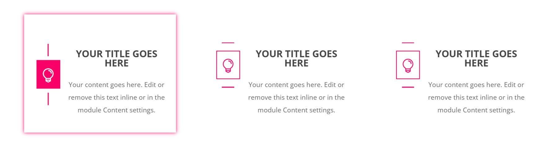 Produsul Divi Evidențiați Ultimate Divi Module UI Kit Blurb 4