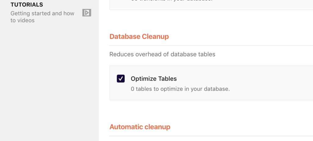 Limpieza de base de datos