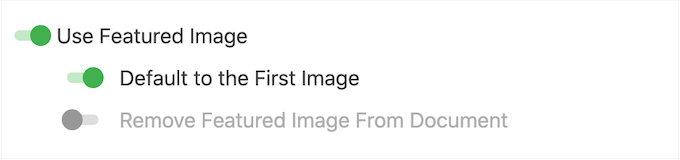 가져온 Google 문서의 추천 이미지 자동 설정 Automatically setting the featured image for an imported Google Doc