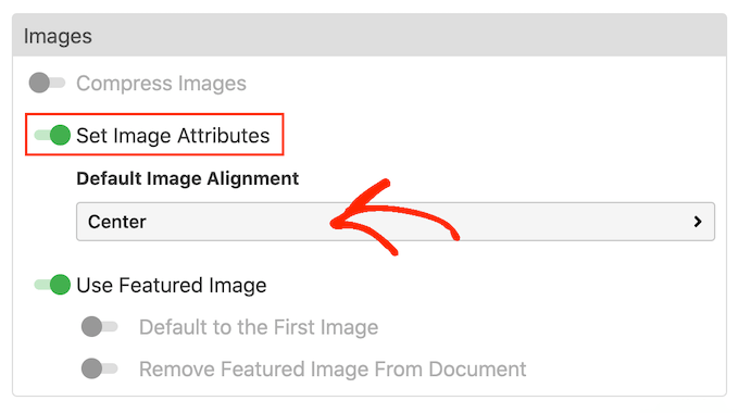 자동으로 이미지 속성 설정 Setting image attributes automatically
