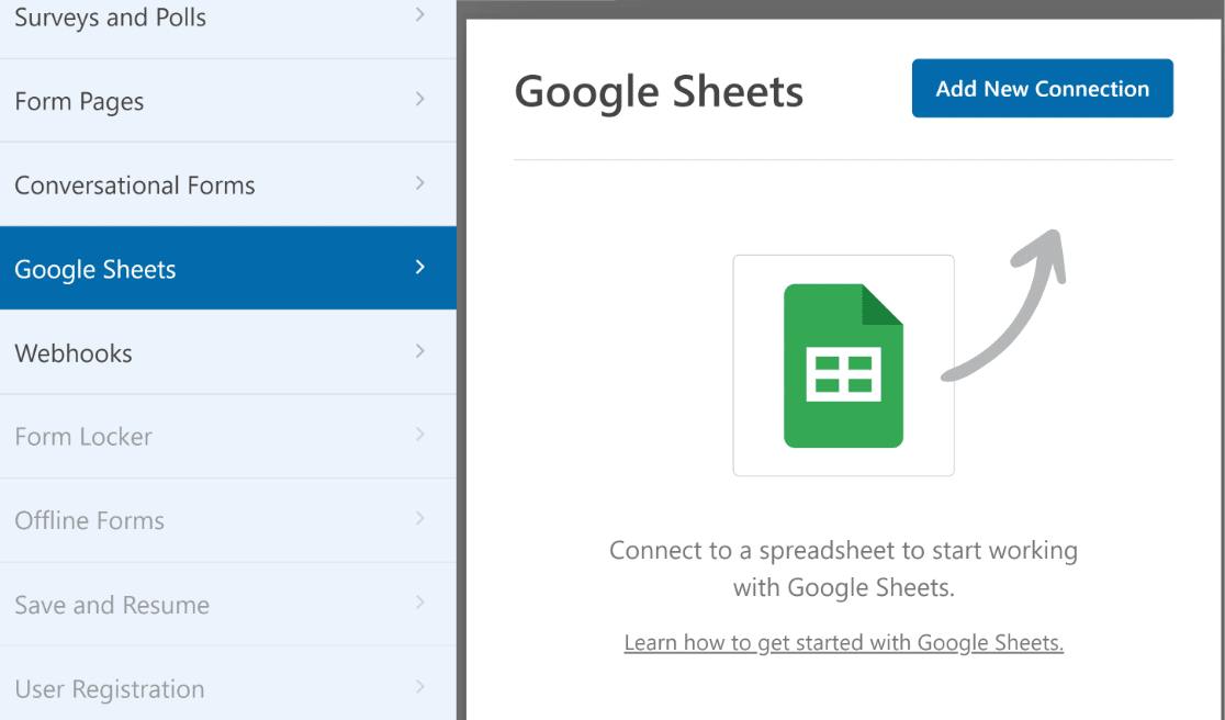 Setting up the Google Sheets addon