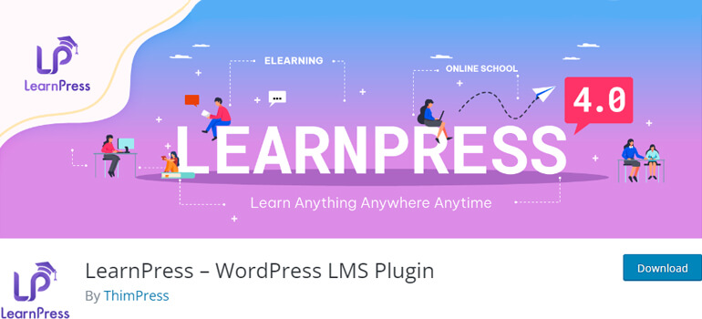 Complemento LearnPress WordPress LMS