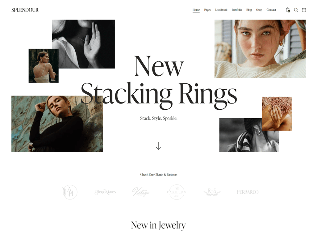 Pracht - WordPress-Theme für Schmuck und Uhren