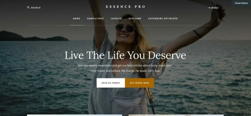 Essence Pro — лучшая тема WooCommerce для брендинга