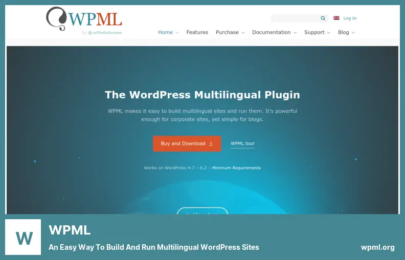 WPML 플러그인 - 다국어 WordPress 사이트를 구축하고 실행하는 쉬운 방법