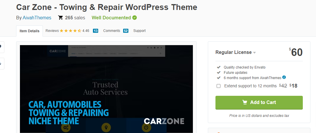 Car-Zone-Car concesionaria tema wordpress