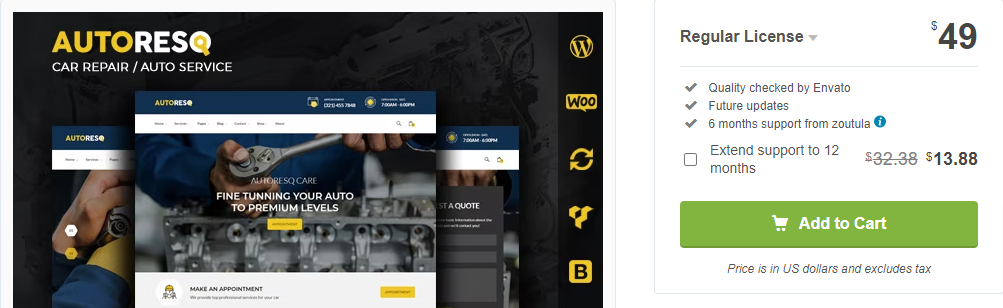 Autoresq-Tema de wordpress para concesionarios de automóviles