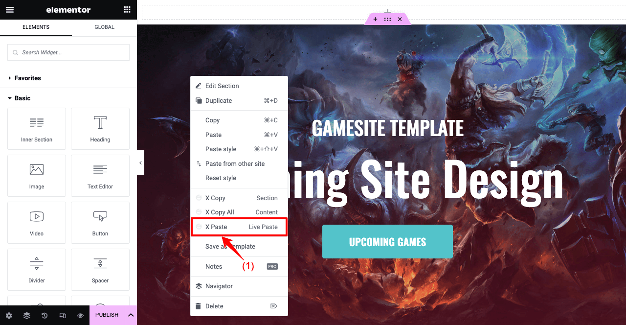 3 つの異なる方法で WordPress サイトを複製する方法 23 Paste your copied web page to new domain