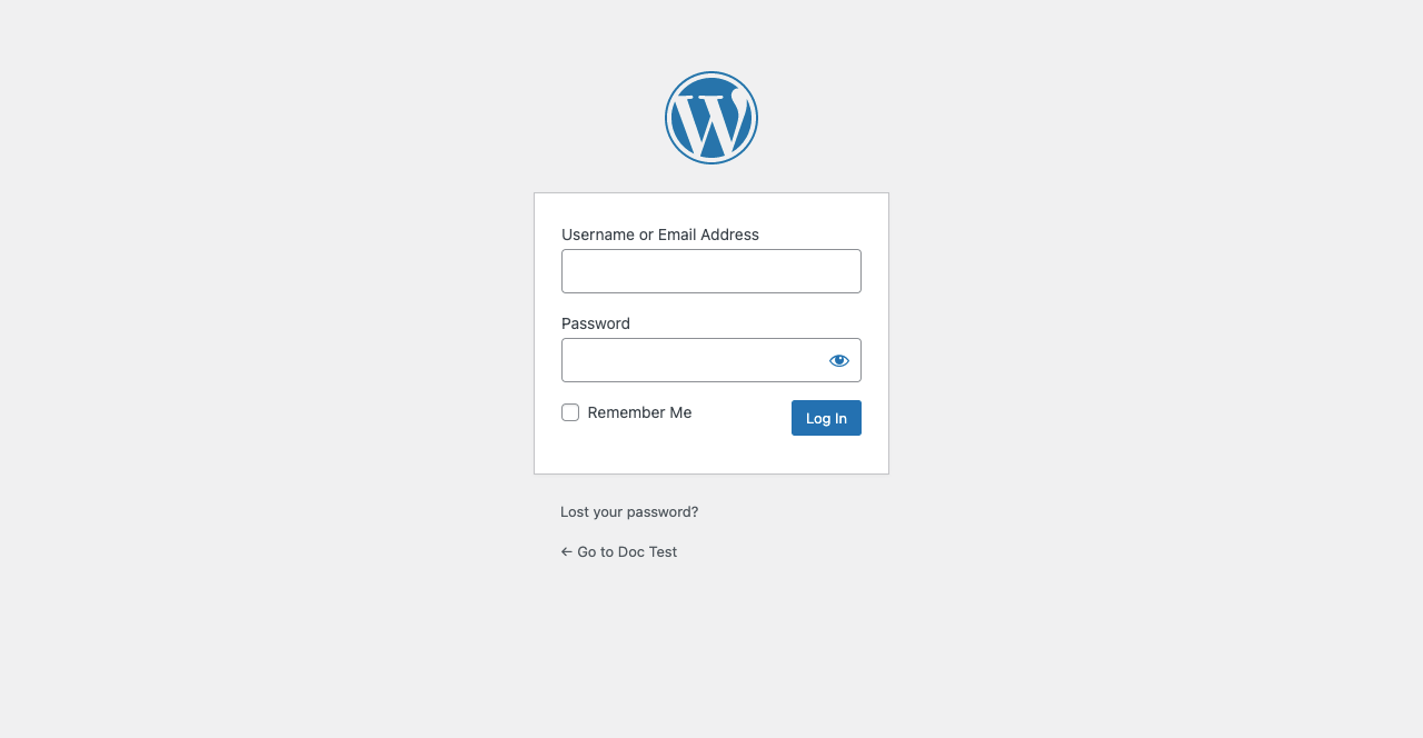 3 つの異なる方法で WordPress サイトを複製する方法 17 Log in to your cloned website