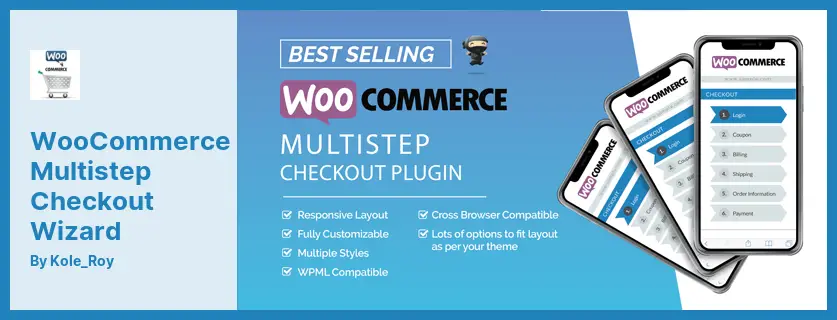 WooCommerce 多步结帐向导插件 - 简化和美化您的结帐流程以提高转化率