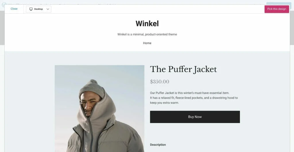 winkel - 免费的 woocommerce wordpress 主题
