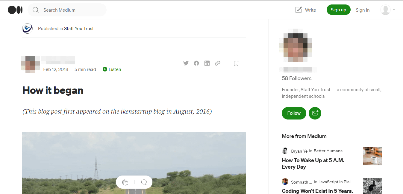 Medium의 신디케이트 게시물