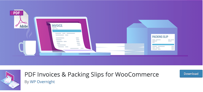 Complemento de descarga de PDF para WordPress y WooCommerce, facturas en PDF y albaranes