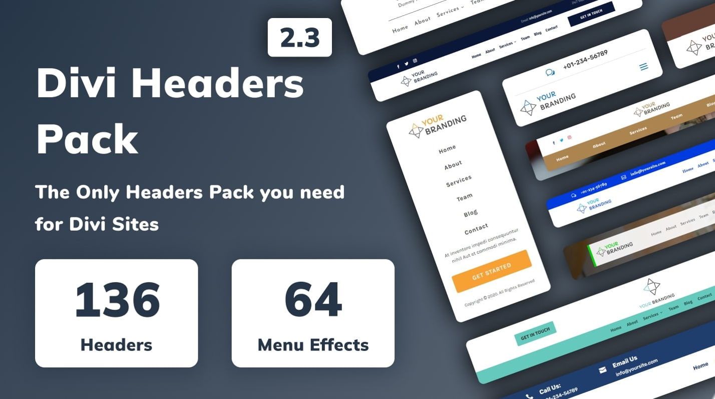 Überprüfung des Divi-Headerpakets