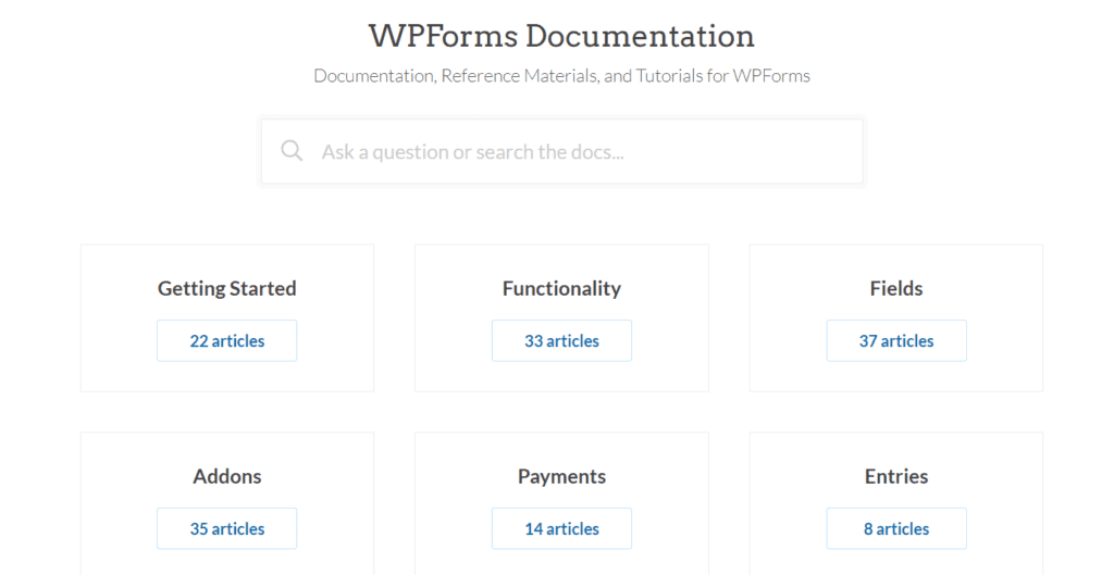 Documentația WPForms