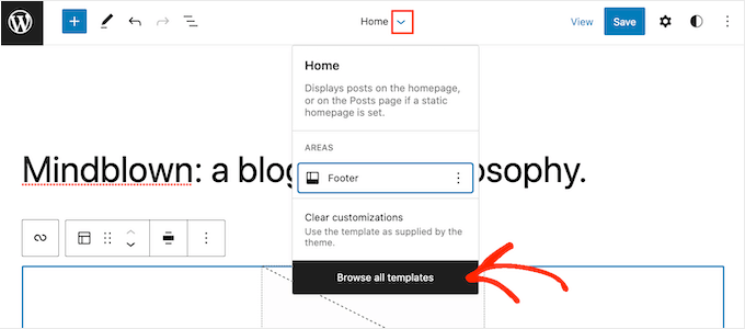 Cum să răsfoiți toate șabloanele FSE în WordPress How to browse all FSE templates in WordPress