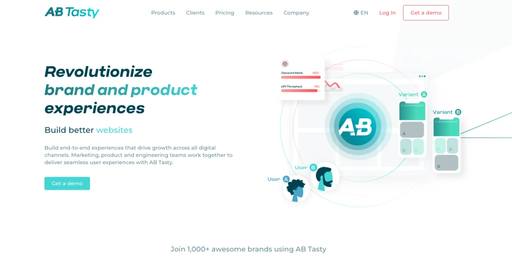 AB Tasty este unul dintre cele mai bune instrumente de optimizare pentru rularea testelor A/B.