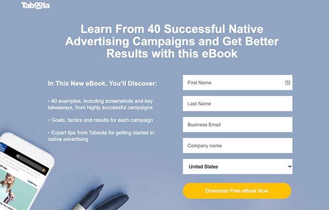 ebooklandingpage SeedProd landing page vs sales page eBook landing page example