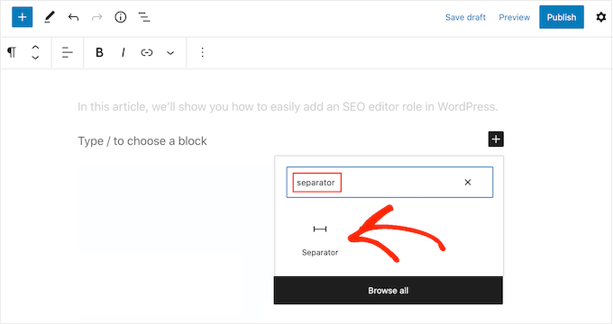 Adăugați un divizor de formă personalizat la un site web WordPress Add a custom shape divider to a WordPress website