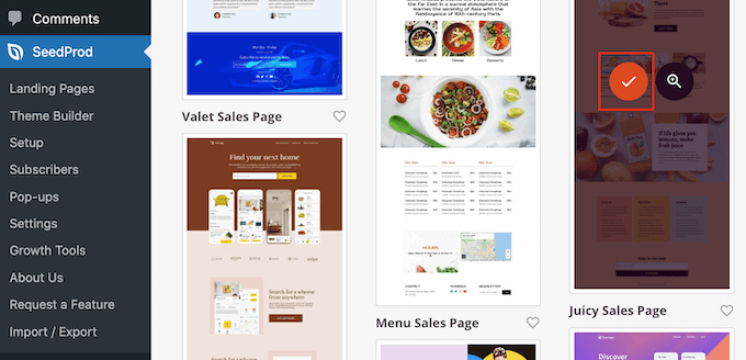 Alegerea unui șablon de design de pagină pentru site-ul dvs. WordPress Choosing a page design template for your WordPress website