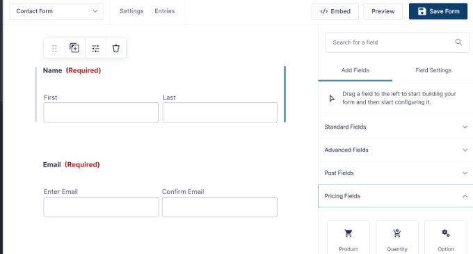 Конструктор гравитационных форм Gravity forms builder