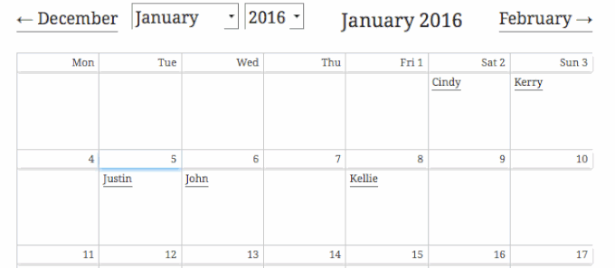 Создать календарь просмотра в Formidable Create view calendar in Formidable