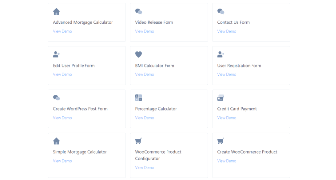Грозные шаблоны форм Formidable Forms templates
