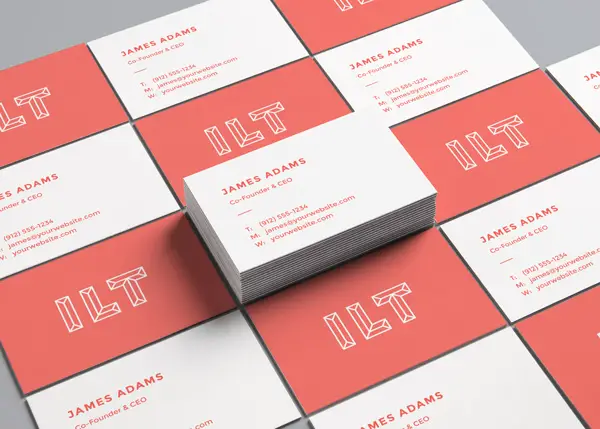 Prospettiva Biglietti da visita MockUp #2 -