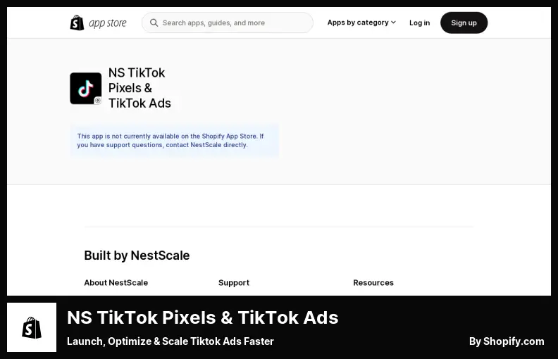 NS TikTok Pixels & โฆษณา TikTok - เปิดตัว ปรับแต่ง และปรับขนาดโฆษณา Tiktok ได้เร็วขึ้น