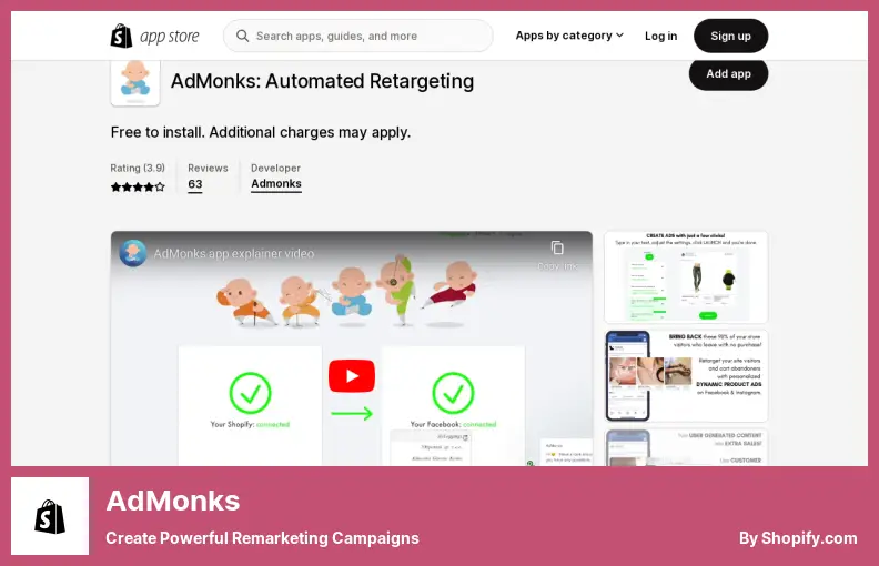 AdMonks - สร้างแคมเปญรีมาร์เก็ตติ้งที่มีประสิทธิภาพ