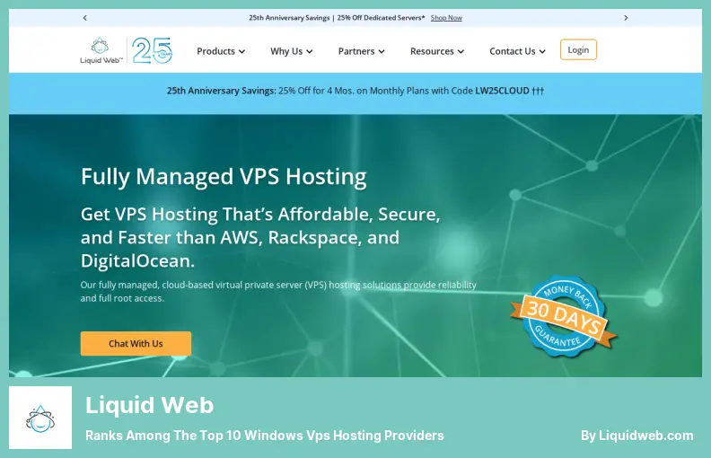 Liquid Web — входит в десятку лучших хостинг-провайдеров Windows Vps