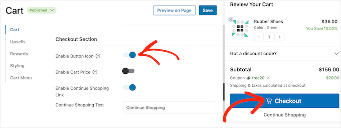 FunnelKit 的结帐设置 FunnelKit's checkout settings