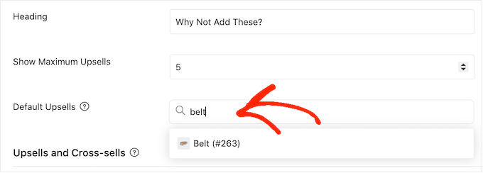 设置默认链接产品 Setting a default linked product