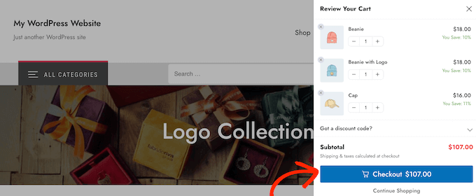 自定义 WooCommerce 结帐按钮 Customizing the WooCommerce checkout button