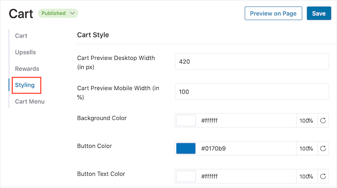 将您自己的品牌添加到 WooCommerce 购物车 Adding your own branding to a WooCommerce cart