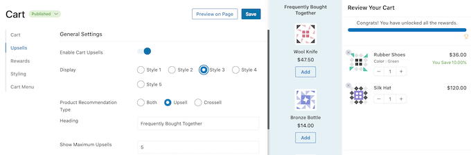 在 WooCommerce 中自定义追加销售和交叉销售促销 Customizing the upsell and cross-sell promotions in WooCommerce