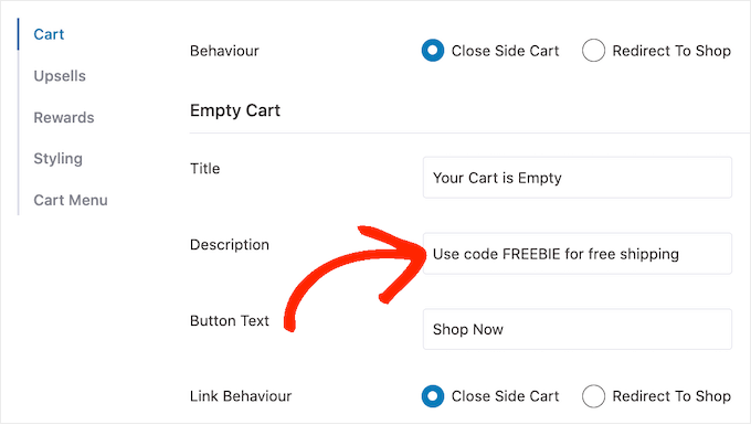 将 CTA 添加到“空购物车”屏幕 Adding a CTA to the 'empty cart' screen