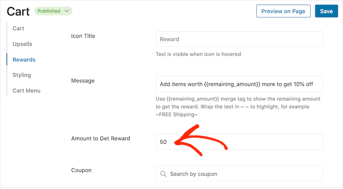 为您的客户提供奖励和激励 Offering your customers rewards and incentives