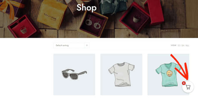 WooCommerce 中的滑动侧推车示例 An example of a sliding side cart in WooCommerce