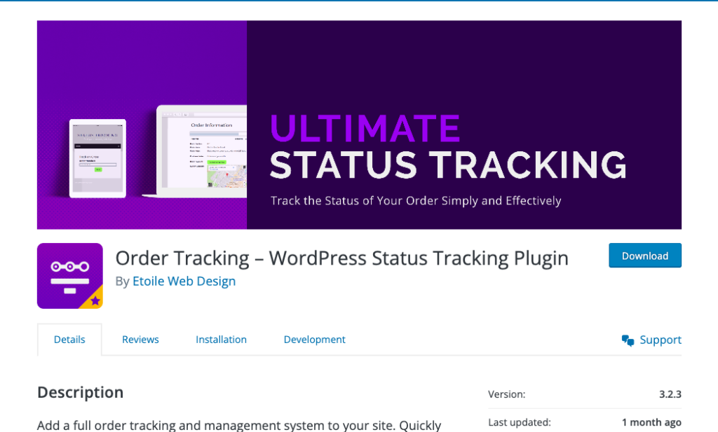 注文追跡 - WordPress ステータス追跡