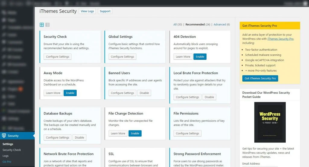 7 complementos de seguridad de WordPress para mejorar la seguridad de su sitio web 78 IThemes - Security Plugins